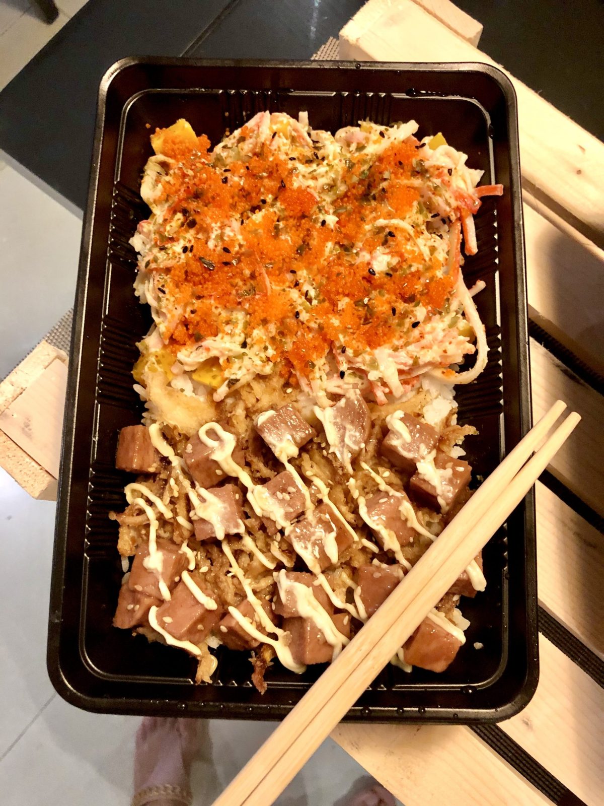 sushi boy teriyaki chiken party tray